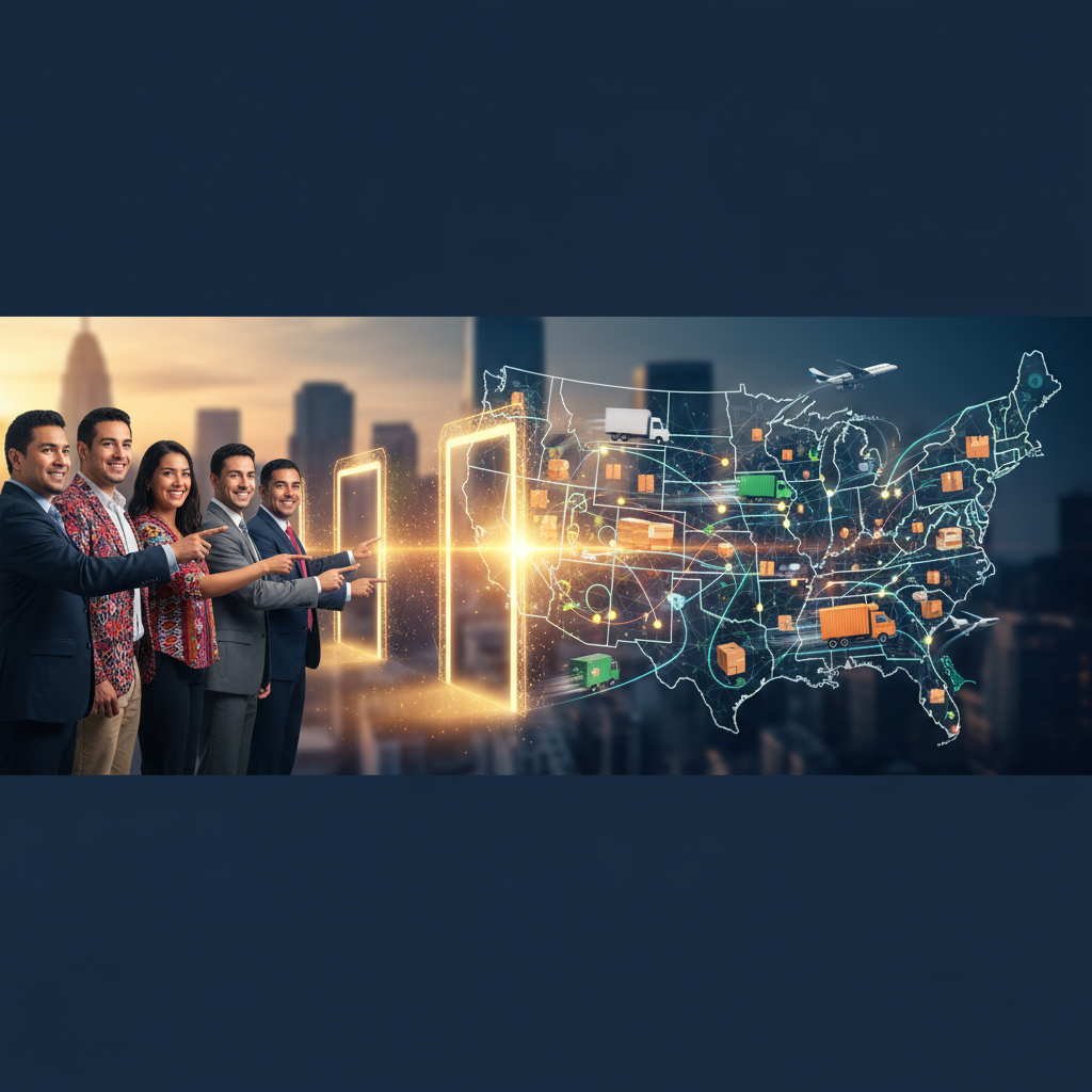 Abriendo Puertas: Tu Negocio Latino y la Logística Eficaz en EE. UU. - Artículo del Blog RedLatina sobre logistica y delivery