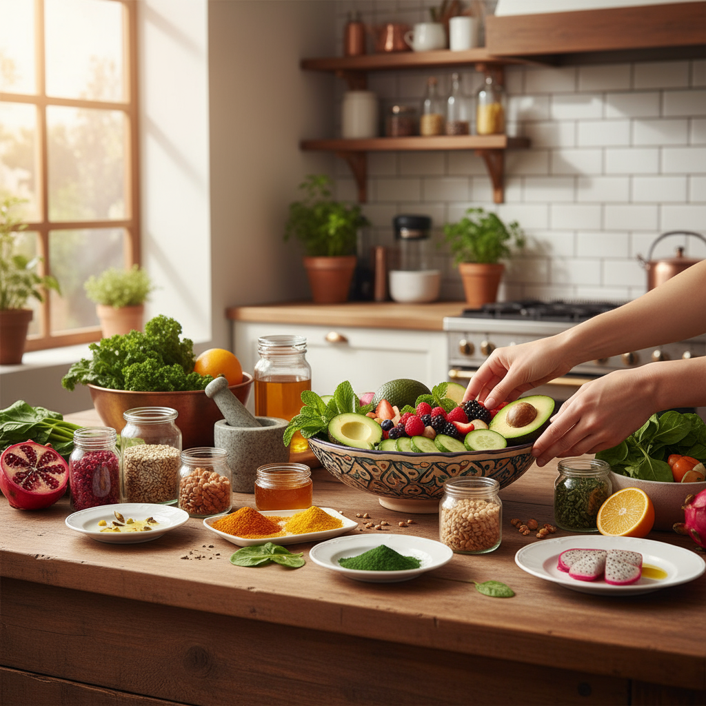 Alimenta tu Belleza: Secretos para una Piel Radiante desde tu Cocina - Artículo del Blog RedLatina sobre belleza bienestar y cuidado personal