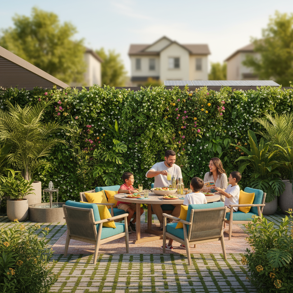 Cercas Verdes: La Fusión Perfecta de Privacidad y Sostenibilidad para tu Hogar Latino - Artículo del Blog RedLatina sobre decks terrazas cercas fences