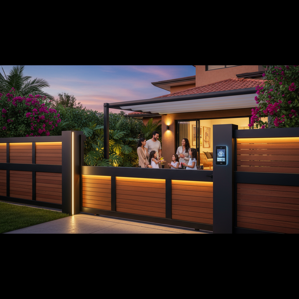 Cercas y Privacidad: Protegiendo Nuestro Santuario Latino con Estilo y Tecnología - Artículo del Blog RedLatina sobre decks terrazas cercas fences