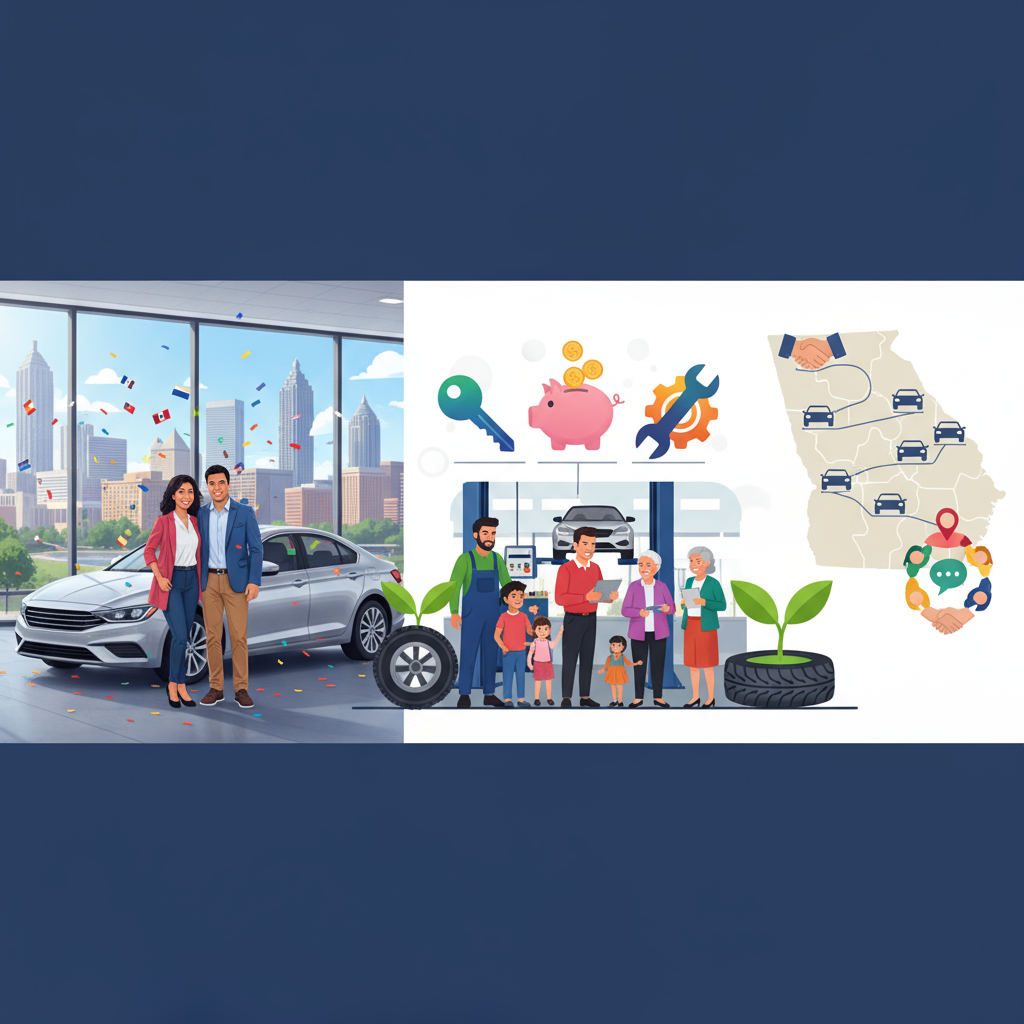 Comprar y Mantener un Auto en Georgia: Guía para la Comunidad Latina - Artículo del Blog RedLatina sobre transporte y movilidad