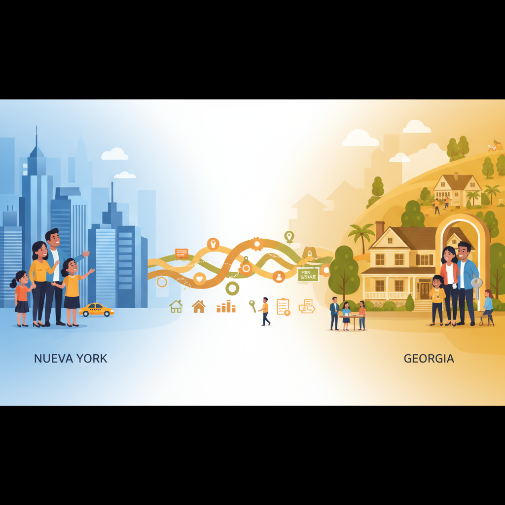De Nueva York a Georgia: El Sueño Americano al sur y el Mercado Inmobiliario que lo Hace Posible - Artículo del Blog RedLatina sobre bienes raices