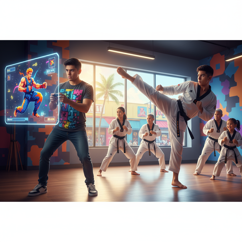 De Street Fighter al Dojo: Cómo los Videojuegos Inspiran la Práctica de Artes Marciales en la Comunidad Latina - Artículo del Blog RedLatina sobre artes marciales