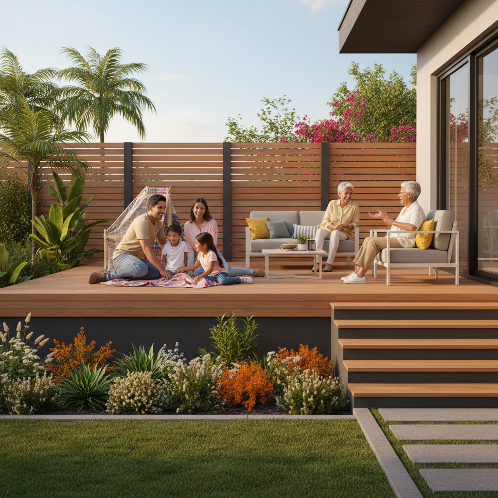 Decks y Fences: Guía Práctica para la Familia Latina - Artículo del Blog RedLatina sobre decks terrazas cercas fences