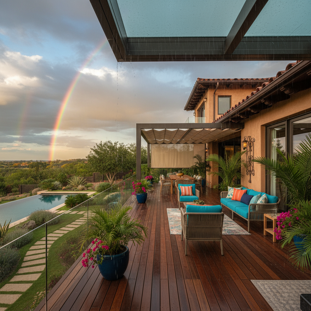 Decks y Terrazas: Belleza Duradera ante Vientos y Lluvias para tu Hogar Latino - Artículo del Blog RedLatina sobre decks terrazas cercas fences