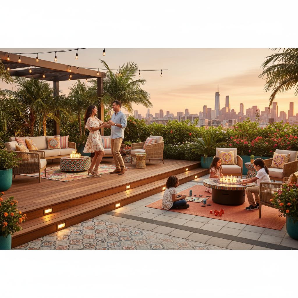 Decks y Terrazas para el Alma Latina: Disfruta al aire libre con estilo y conciencia - Artículo del Blog RedLatina sobre decks terrazas cercas fences