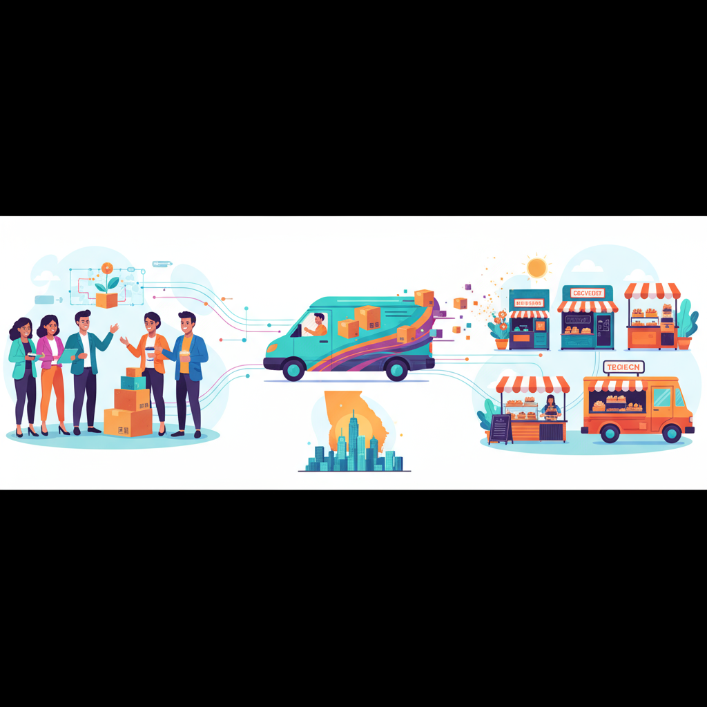 Delivery para Emprendedores Latinos en Georgia: Un Impulso a Tu Negocio - Artículo del Blog RedLatina sobre logistica y delivery