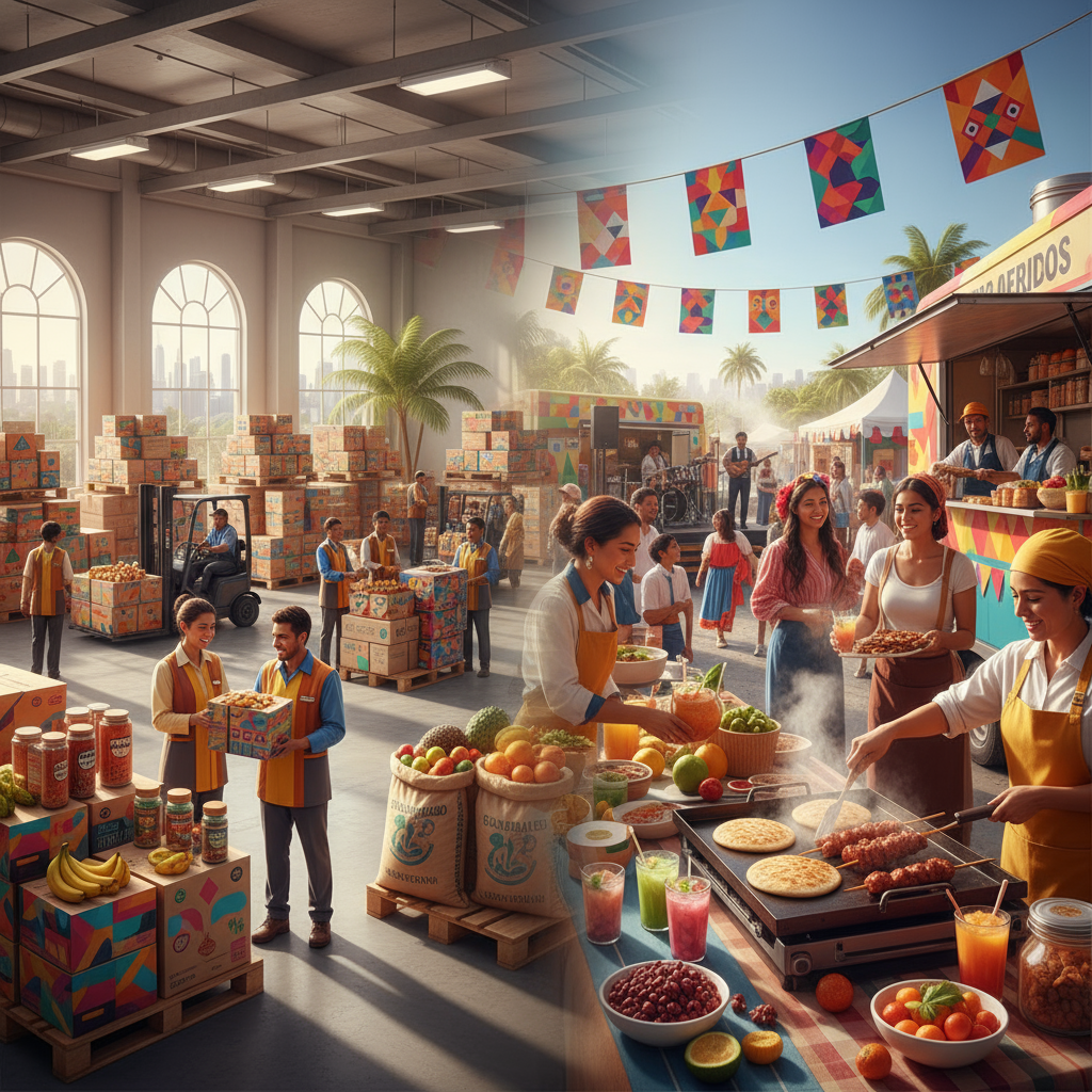 Distribuidoras de Alimentos: Motores del Sabor Latino en EE. UU. - Artículo del Blog RedLatina sobre distribuidora de alimentos