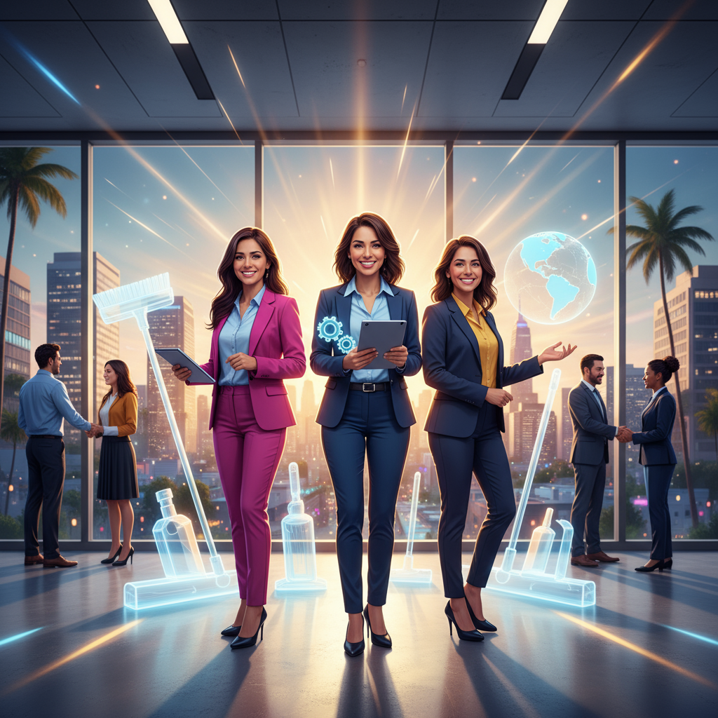 El Brillo del Liderazgo: Mujeres Latinas Transformando la Industria de la Limpieza - Artículo del Blog RedLatina sobre limpieza