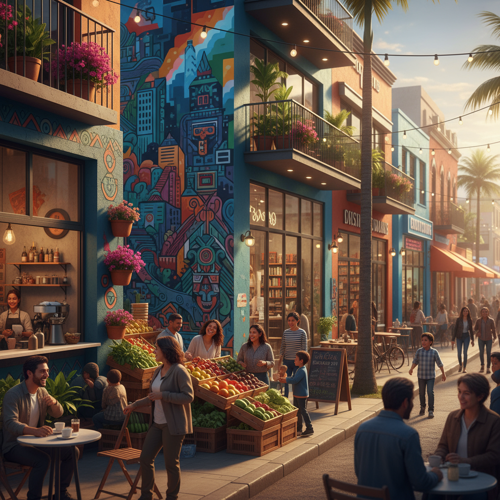 El Corazón del Barrio: Cómo los Negocios Latinos Impulsan la Comunidad - Artículo del Blog RedLatina sobre comercio