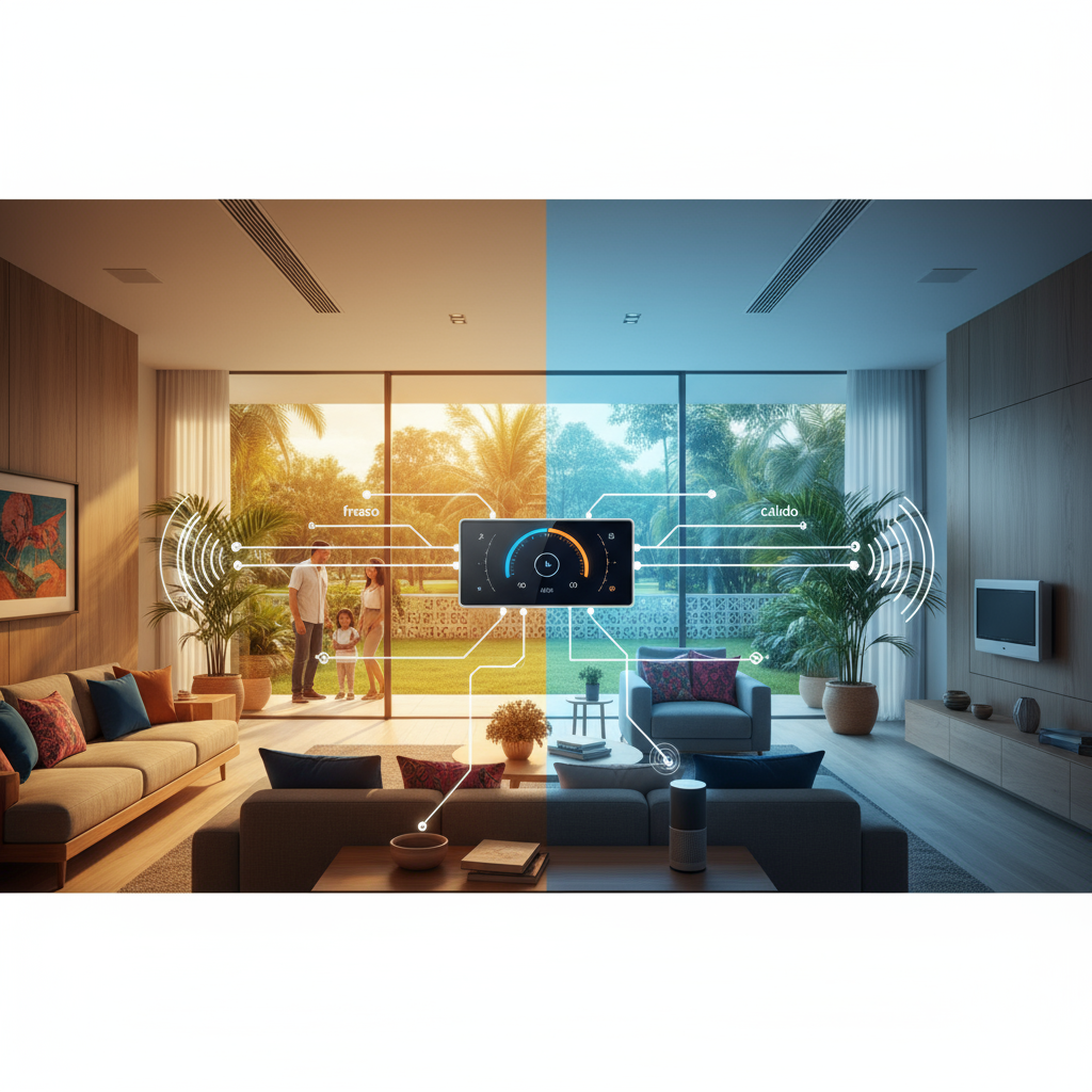 Hogares Frescos y Cálidos: El Futuro del Confort con HVAC Inteligente y Control por Voz - Artículo del Blog RedLatina sobre aire acondicionado y calefaccion hvac
