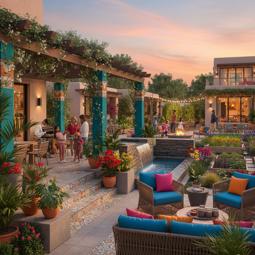 Paisajismo con Sabor Latino: Creando Espacios Exteriores Vibrantes - Artículo del Blog RedLatina sobre jardineria paisajismo