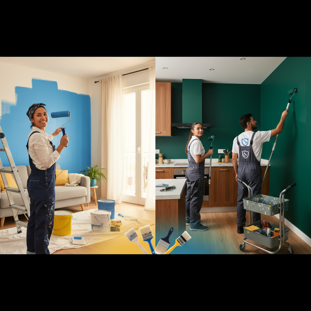 ¿Pintar Tú Mismo o Contratar Profesionales? Guía para un Proyecto Exitoso - Artículo del Blog RedLatina sobre pintura de casas y locales