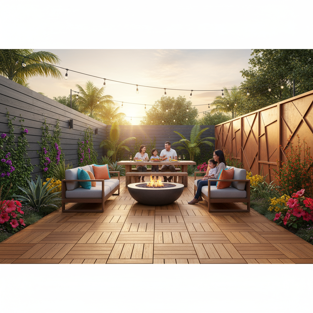 Transforma tu Patio: La Magia de los Decks Modulares y Cercas Duraderas - Artículo del Blog RedLatina sobre decks terrazas cercas fences