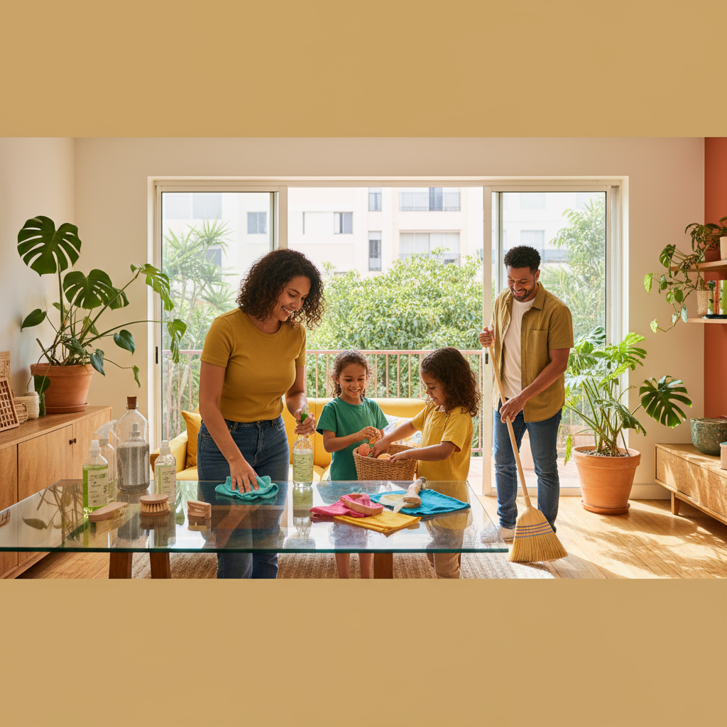Un Hogar Brillante y Saludable: La Tendencia Latina Hacia la Limpieza Sostenible - Artículo del Blog RedLatina sobre limpieza