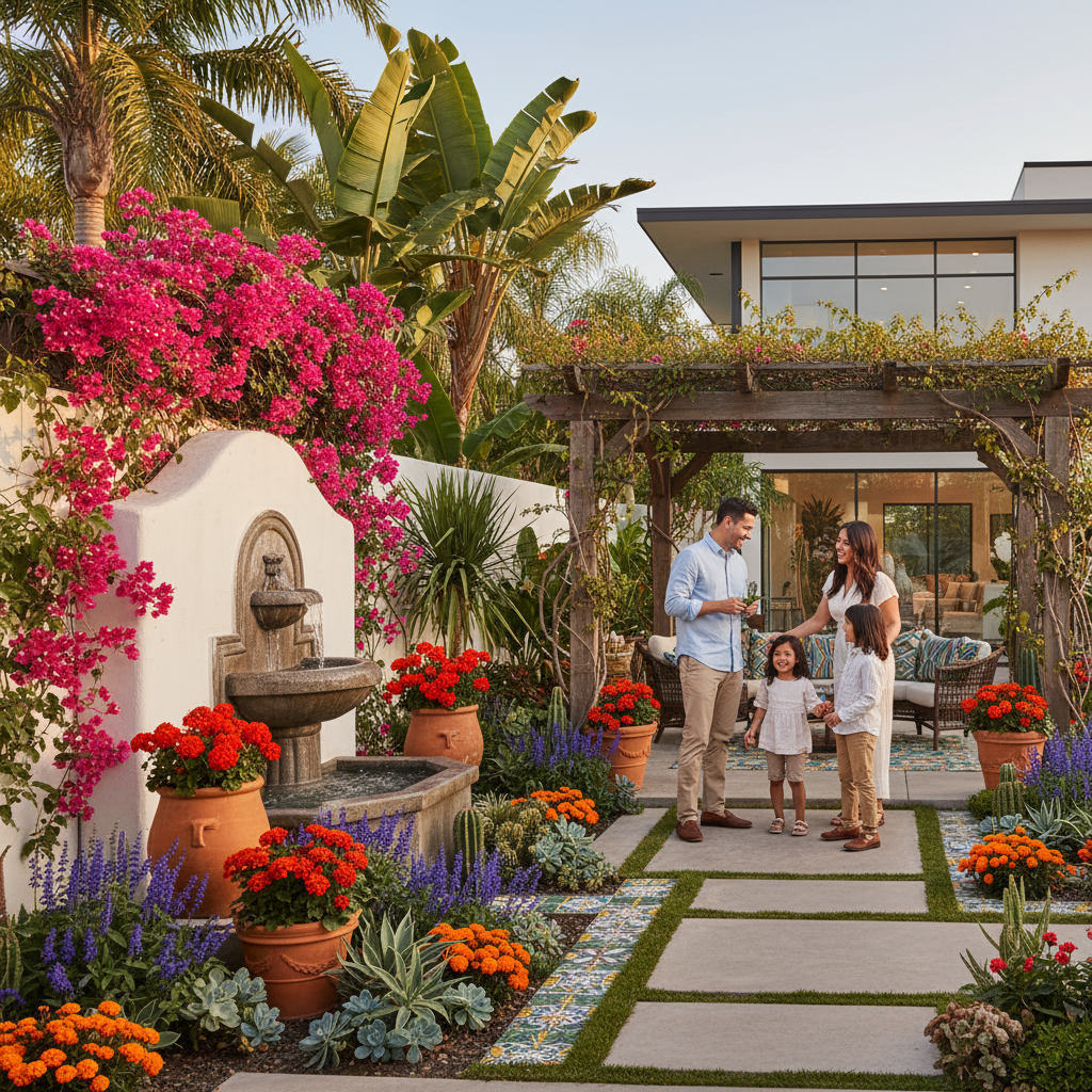 Un Oasis Latino en Casa: Tendencias de Jardinería para 2026 - Artículo del Blog RedLatina sobre jardineria paisajismo