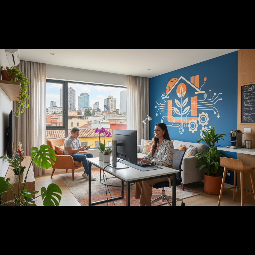 Vivir y Trabajar Bajo el Mismo Techo: El Renacimiento de la Vivienda con Home Office Integrado para Latinos - Artículo del Blog RedLatina sobre bienes raices